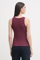 Дрехи United Colors of Benetton топ дамски памук с еластан 3O4YDH01B бордо