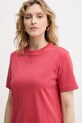 United Colors of Benetton t-shirt damski bawełniany czerwony 3T5BD10CA