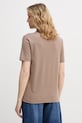 Îmbrăcăminte United Colors of Benetton tricou pentru femei, din bumbac 3T5BD10CA maro