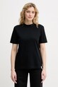 United Colors of Benetton t-shirt damski bawełniany czarny 3T5BD10CA