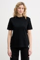 United Colors of Benetton t-shirt damski bawełniany czarny 3T5BD10CA