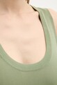 United Colors of Benetton top damski z wiskozą 198XDH01I zielony