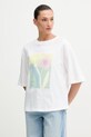 United Colors of Benetton T-shirt damski bawełniany biały 3096D10CM
