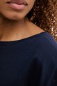 United Colors of Benetton t-shirt basic damski bawełniany 3096D10CP granatowy