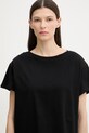United Colors of Benetton T-shirt basic damski bawełniany czarny 3096D10CP