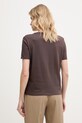 Ρούχα United Colors of Benetton T-shirt γυναικείο βαμβακερό 3096D10CU καφέ
