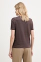 Ρούχα United Colors of Benetton T-shirt γυναικείο βαμβακερό 3096D10CU καφέ
