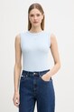 Calvin Klein Jeans top damski niebieski LV047B265G