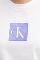 Calvin Klein Jeans tričko dámske bavlnené LV047F819G biela