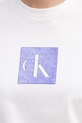 Calvin Klein Jeans tričko dámske bavlnené LV047F819G biela