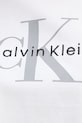 Calvin Klein Jeans crop top ženski bombažen LV047F828G bela