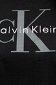 Calvin Klein Jeans crop top γυναικείο βαμβακερό LV047F828G μαύρο
