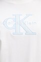 Calvin Klein Jeans osnovna kratka majica ženska bombažna LV047F829G bela