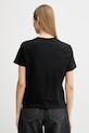 Oblačila Calvin Klein Jeans osnovna kratka majica ženska bombažna LV047F829G črna