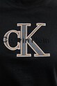 Calvin Klein Jeans osnovna kratka majica ženska bombažna LV047F829G črna
