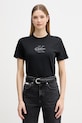 Calvin Klein Jeans t-shirt damski bawełniany czarny LV047F831G