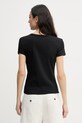 Oblačila Calvin Klein Jeans kratka majica ženska bombažna z elastanom LV047F240G črna