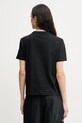 Oblačila Calvin Klein Jeans kratka majica ženska bombažna LV047F810G črna