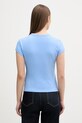Odzież Calvin Klein Jeans T-shirt damski bawełniany z elastanem LV047F815G niebieski