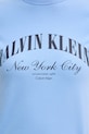 Calvin Klein Jeans T-shirt damski bawełniany z elastanem LV047F815G niebieski