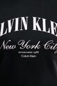 Calvin Klein Jeans kratka majica ženska bombažna z elastanom LV047F815G črna