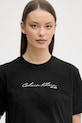 Calvin Klein Jeans tričko dámské bavlněné černá LV047F820G
