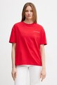Odzież Marc O'Polo t-shirt bawełniany 5000008111 czerwony