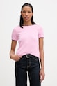 Marc O'Polo T-shirt damski bawełniany różowy 5000009616