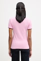 Odzież Marc O'Polo T-shirt damski bawełniany 5000009616 różowy
