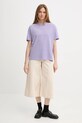 Marc O'Polo t-shirt bawełniany 5000010955 fioletowy SS26