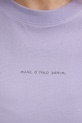 Marc O'Polo t-shirt bawełniany 5000010955 fioletowy