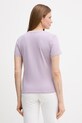 Odzież Marc O'Polo t-shirt bawełniany 5000013298 fioletowy