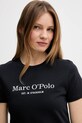Marc O'Polo t-shirt bawełniany granatowy 5000013298