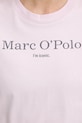 Памучна тениска Marc O'Polo 5000013306 розов
