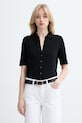 Marc O'Polo Košile dámská s viskózou černá 5000013317
