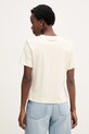 Odzież Tommy Hilfiger t-shirt damski bawełniany SUMMER WW0WW48707 beżowy