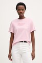 Tommy Hilfiger t-shirt damski bawełniany SUMMER różowy WW0WW48707