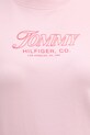 Tommy Hilfiger t-shirt damski bawełniany SUMMER WW0WW48707 różowy