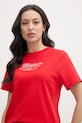 Tommy Hilfiger t-shirt damski bawełniany SUMMER czerwony WW0WW48707