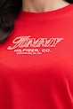 Tommy Hilfiger t-shirt damski bawełniany SUMMER WW0WW48707 czerwony