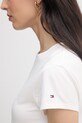 Tommy Hilfiger T-shirt damski SUMMER WW0WW48710 beżowy