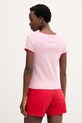 Odzież Tommy Hilfiger t-shirt damski bawełniany WW0WW49245 różowy