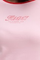Tommy Hilfiger t-shirt damski bawełniany WW0WW49245 różowy