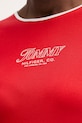 Tommy Hilfiger tričko dámske bavlnené WW0WW49245 červená