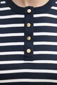 Tommy Hilfiger top dámsky bavlnený WW0WW49251 tmavomodrá