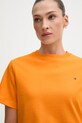Tommy Hilfiger t-shirt damski bawełniany pomarańczowy WW0WW49646
