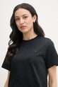 Tommy Hilfiger tričko dámske bavlnené čierna WW0WW49646