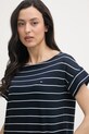 Tommy Hilfiger tričko dámske bavlnené tmavomodrá WW0WW49723