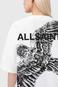 Хлопковая футболка AllSaints SWOOP W041JE белый