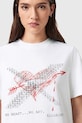 AllSaints t-shirt bawełniany HEARTACHE biały W081JE